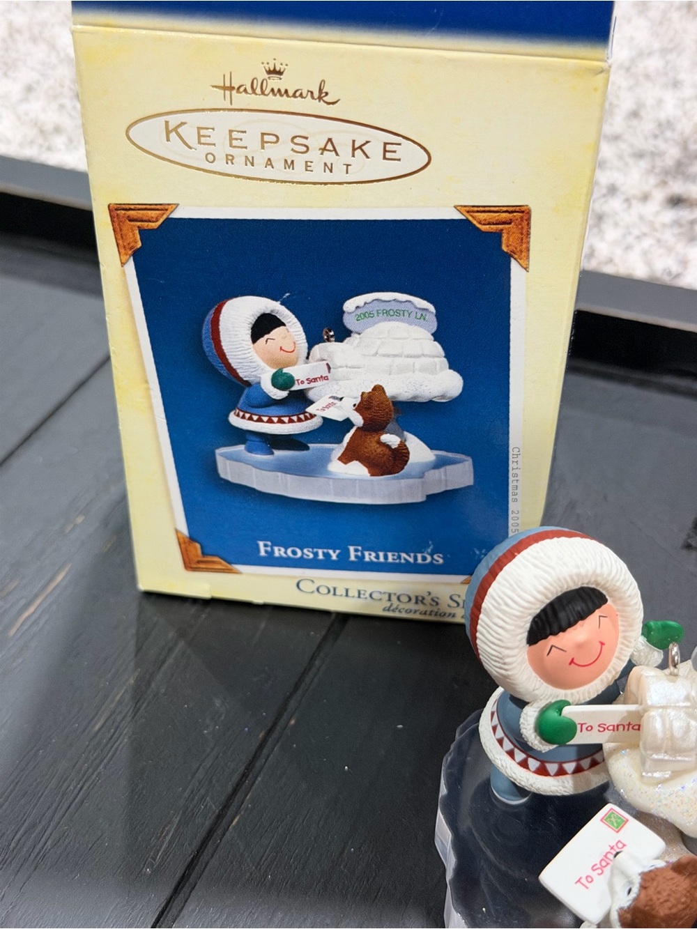 Hallmark Frosty Friends Ornament - White, Red, Green